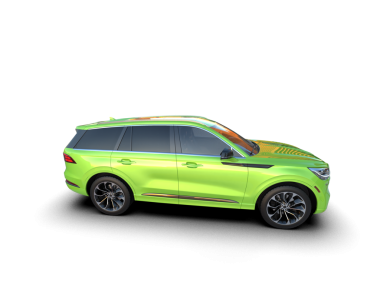 Modern bir arabanın 3 boyutlu görüntüsü