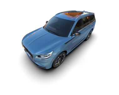 Araba, kırpma yolu ve alfa ile beyaz arkaplanda izole edildi. 3d illüstrasyon.