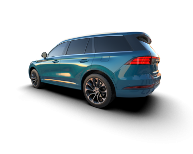 3 boyutlu lüks bir araba.