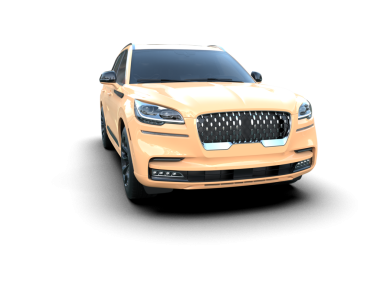 Beyaz arka planda modern bir araba. izole edilmiş 3d illüstrasyon