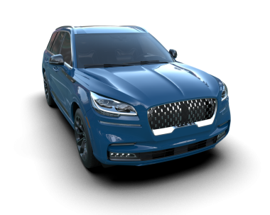 Karanlık bir geçmişi olan lüks bir araba. 3d oluşturma.