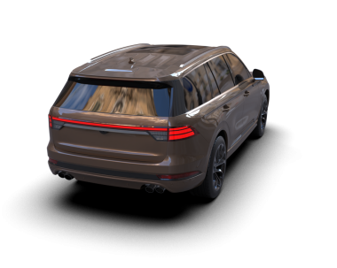 Koyu arkaplanlı bir SUV 3D görüntüleme