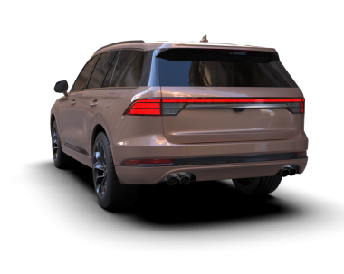 Lüks birinci sınıf SUV beyazdan izole edilmiş. 3d oluşturma