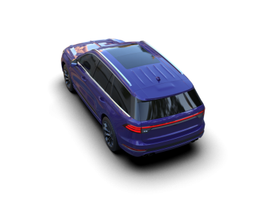 modern araba beyaz arkaplanda izole edilmiş 3 boyutlu görüntüleme