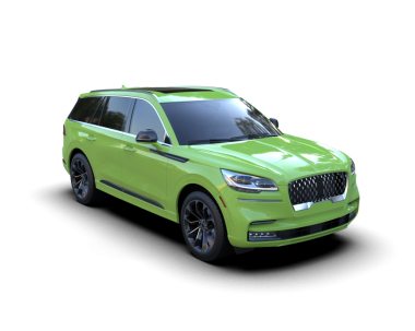 Yeşil premium modern araba. Araba siyah arka planda izole edilmiş. 3d oluşturma