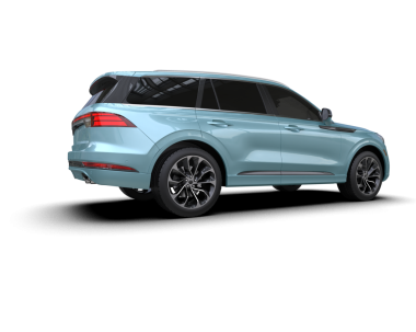 Siyah arka planda bir araba. Yüksek kalite çizim. 3d oluşturma