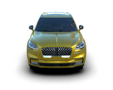 Modern araba arka planda izole edilmiş. 3D görüntüleme - illüstrasyon