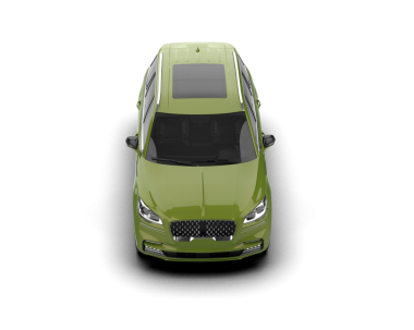 modern yeşil araba 3 boyutlu izole edilmiş.