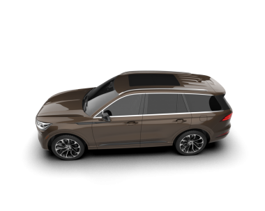 Gerçekçi bir araba. Arabanın yan görüntüsü. vektör illüstrasyonu