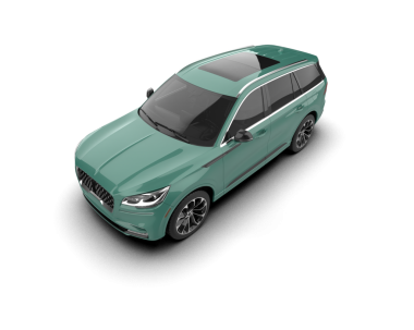 Üç boyutlu gerçekçi araba beyaz arka planda izole edilmiş.