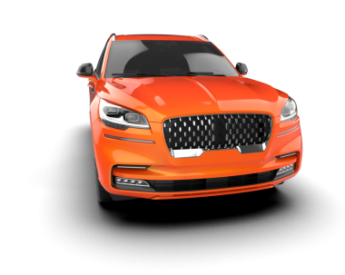 Modern premium araba beyaz arka planda izole edilmiş. 3d illüstrasyon