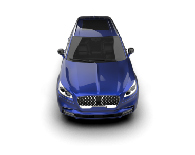 Stüdyo ortamında karanlık arka planda izole edilmiş modern bir arabanın 3 boyutlu çizimi