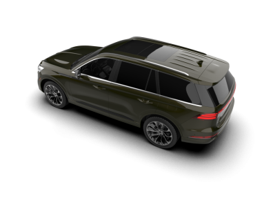 Beyaz arka planda modern bir araba. 3d oluşturma