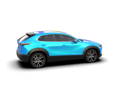 Beyaz arka planda izole edilmiş modern lüks araba. 3d oluşturma