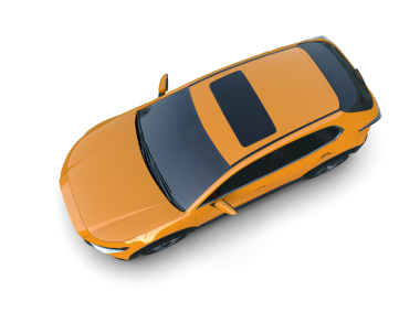 modern araba beyaz arka planda izole edildi. 3 boyutlu görüntüleme