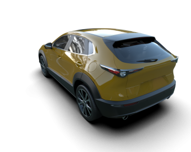 Daha az genel bir konsept arabanın 3 boyutlu çizimi