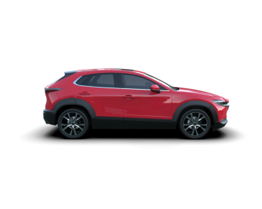 beyaz arkaplanda kırmızı modern SUv 3 boyutlu görüntüleme