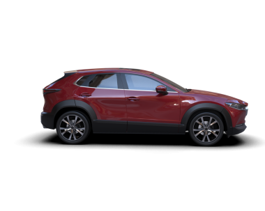 Siyah arkaplanda kırmızı araba