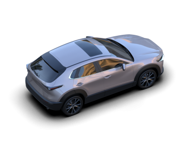 Siyah arka planda modern bir araba. 3d illüstrasyon