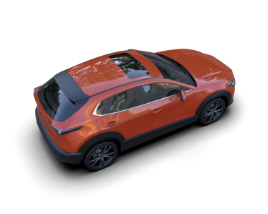 Siyah arkaplandaki arabanın 3 boyutlu görüntüsü