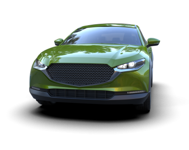 Araba sedanı. Sedan 3d illüstrasyon