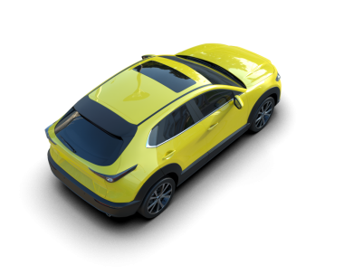 Sarı lüks araba. 3 Boyutlu Hazırlama.