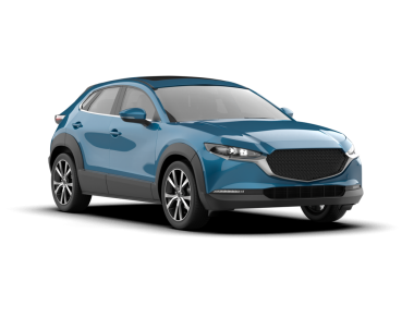 Gerçekçi mavi renkli gerçekçi modern bir araba.