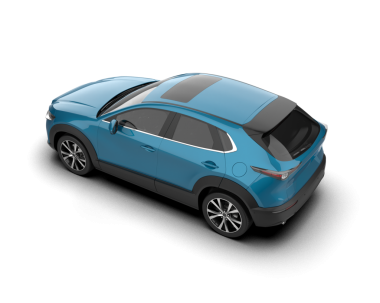 Beyaz arka planda izole edilmiş modern lüks araba. 3d oluşturma