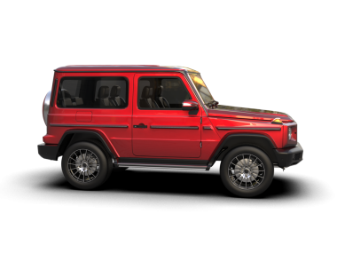 Beyaz arka planda modern lüks bir araba. 3d oluşturma