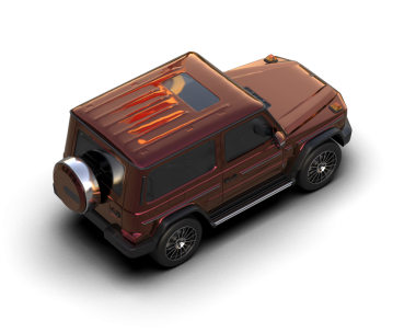 beyaz arkaplanda izole edilmiş araba 3 boyutlu görüntüleme