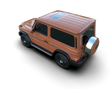 Bir arabanın 3 cg görüntüsü