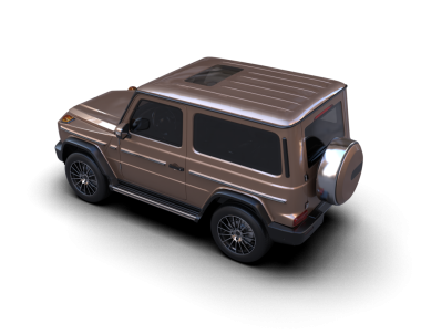 Araba arka planda izole. 3d illüstrasyon - resim