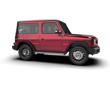 Beyaz arka planda modern cip arabası. 3d oluşturma