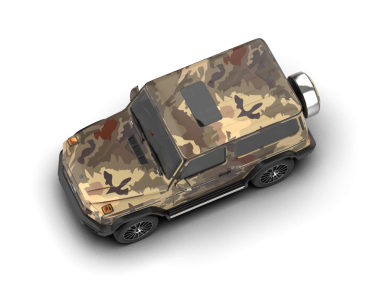 askeri araba, askeri araba, 3 boyutlu.