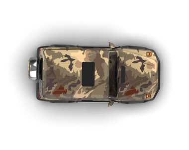 Koyu gri arka planda kamuflajlı askeri kamuflaj. Askeri kamuflaj üniforması. en üstteki görünüm.