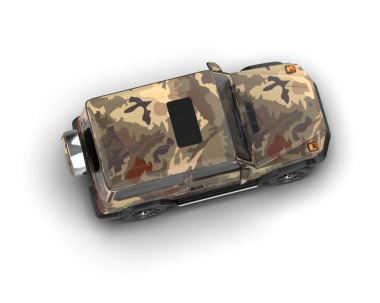 Siyah arka planda modern askeri kamera