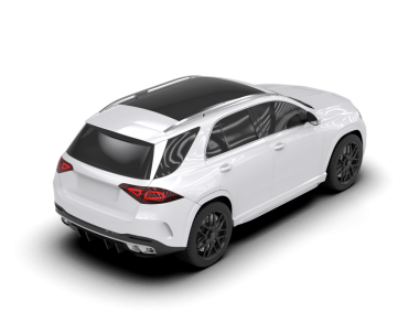 Arka planda 3 boyutlu araç var. 3d oluşturma