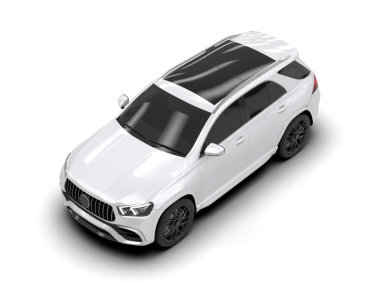 Modern araba. 3d oluşturma.