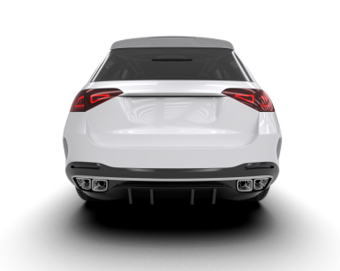 araba beyaz arka taraf