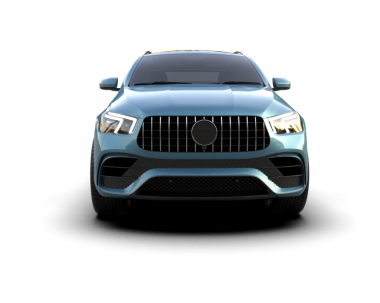 Modern SUV arabası beyaz arka planda izole edilmiş. 3D görüntüleme - illüstrati