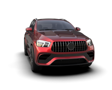 lüks modern araba siyah arka planda