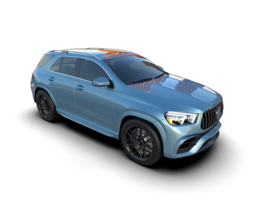 Yepyeni bir arabanın 3 boyutlu görüntüsü