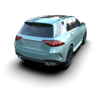 SUV 'un 3 boyutlu çizimi.