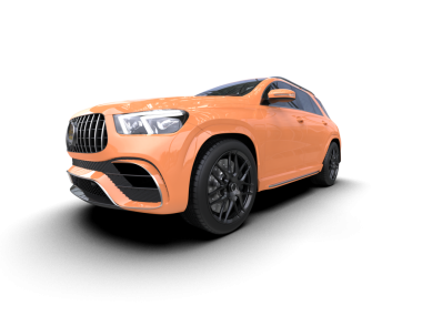 Stüdyo ortamında daha az genel bir konsept arabanın 3 boyutlu çizimi