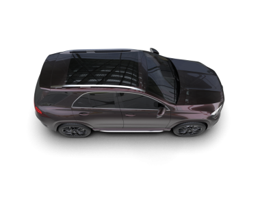 Gri arka planda modern bir araba. 3d oluşturma