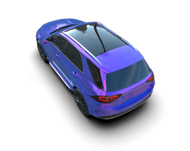 Daha az genel bir konsept arabanın 3 boyutlu çizimi