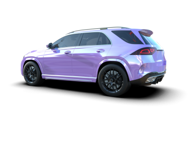 SUV beyaz arka planda izole edildi. d - görüntüleme - illüstrasyon