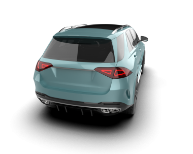 Beyaz arkaplandaki araba, vektör illüstrasyonu,