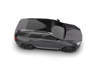 modern lüks araba siyah arka planda izole..