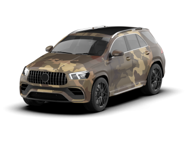 Beyaz stüdyo arka planında 3 boyutlu markasız SUV marka bir araba.